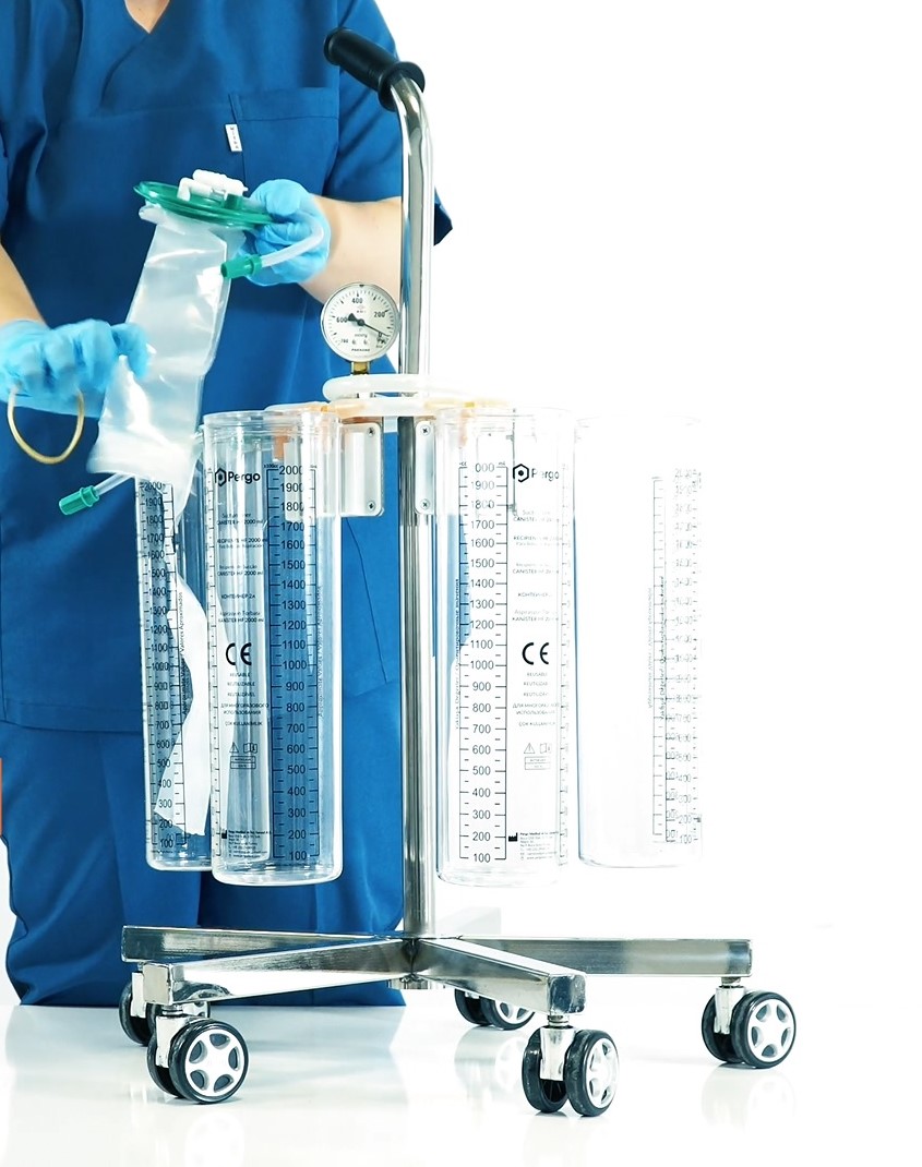 Система для аспирации жидкости хирургическая (сбор, хранение и утилизация медицинских отходов)